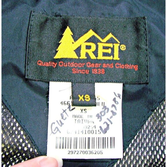 Mens REI Windbreaker Jacket Rain Camping Hiking Outdoor Hoodie Coat XS Runs Big - Picture 4 of 12